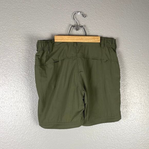 World Wide Sportsman M Green Comfort Stretch Convertible Sports Pants Shorts - Picture 7 of 10